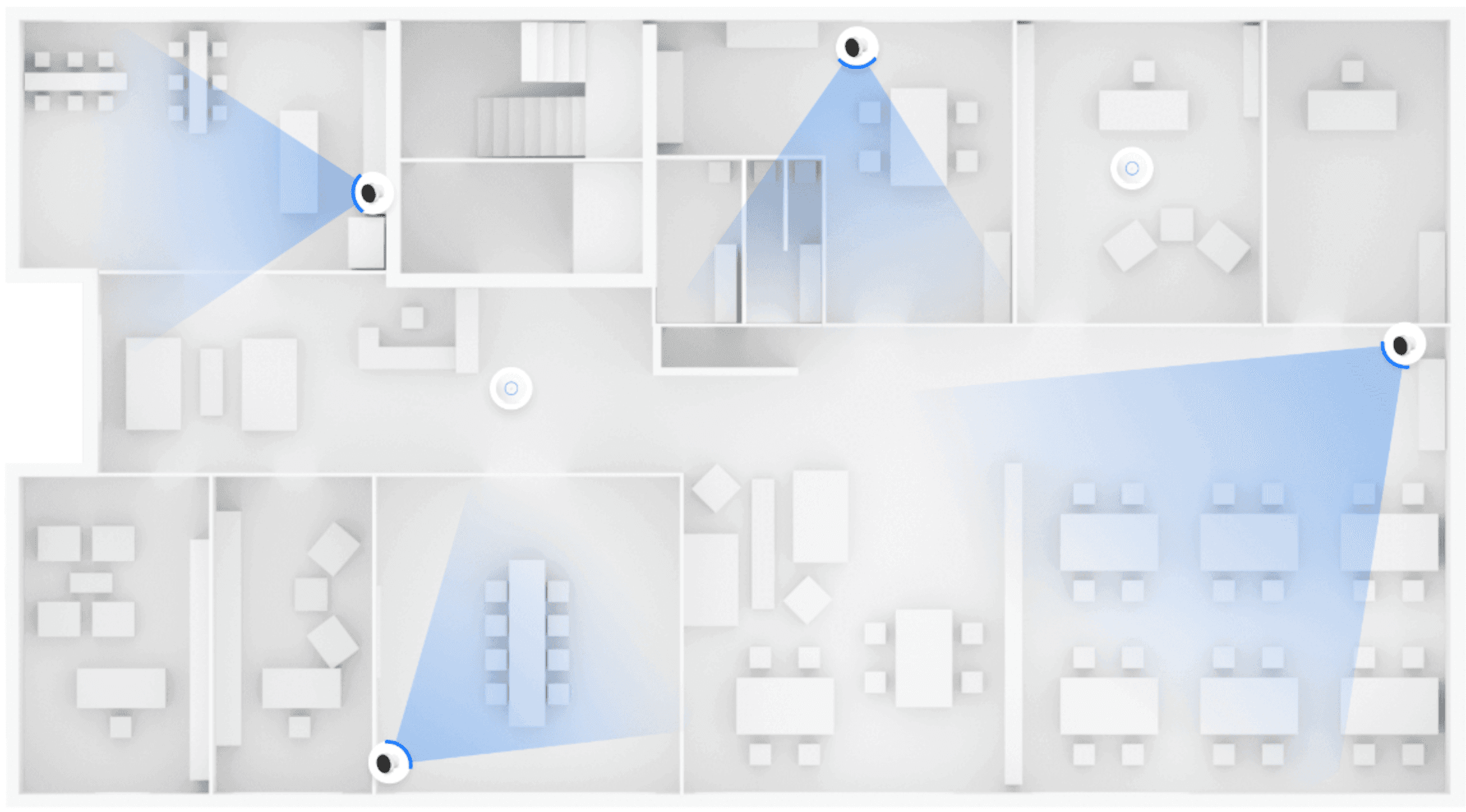 Individuelles Monitoring-Konzept mit Kamerapositionierung und Erkennungsszenarien